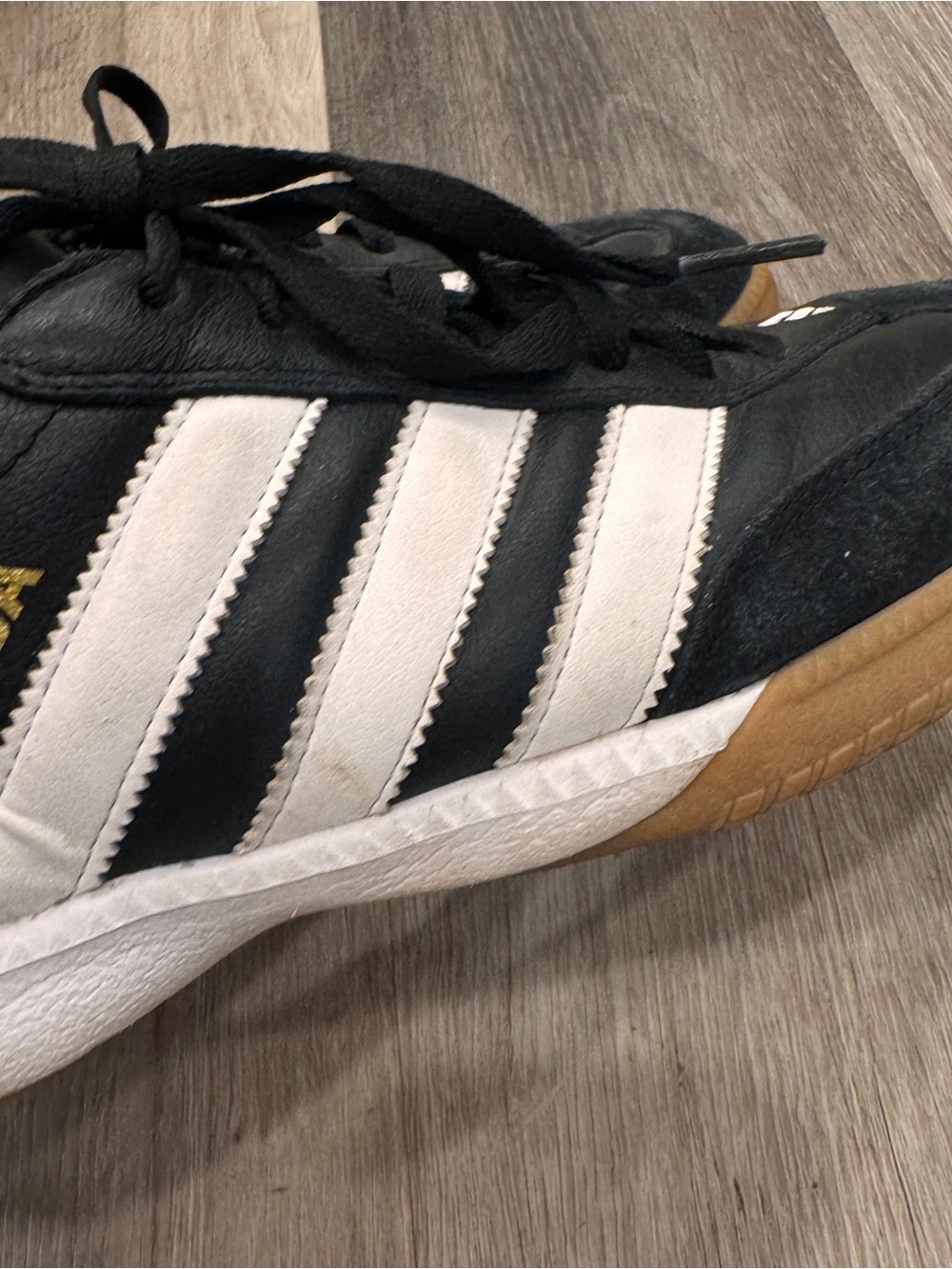 Adidas Samba Millennium Indoor Soccer Shoe Men’s Size 8.5  Black White - Picture 4 of 9